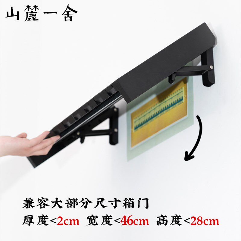 热销电表箱盒遮挡装饰画挂钩钢琴键挂衣架实木配电箱挂衣钩定制挂
