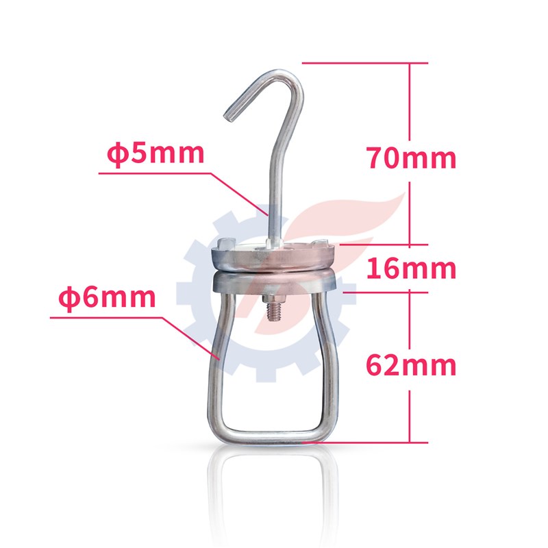热销培林吊具喷涂喷粉生产流水线v型旋转挂具喷塑转向勾挂钩挂镀