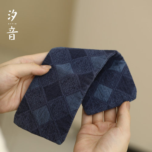 汐音 吸水棉麻茶巾中式喝茶茶壶垫布功夫茶席茶垫禅意茶道配件