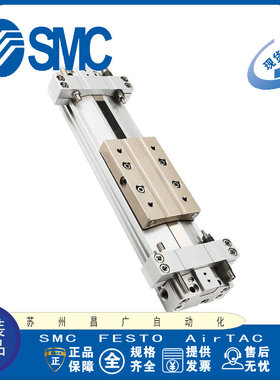 SMC无杆气缸MY3A63 MY3B63-100 200 250 300 350 400 450 500 L/H