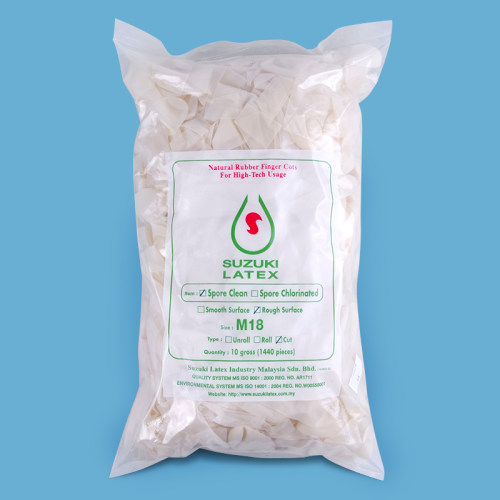 Suzuki Latex铃木净化切口乳胶指套1440个/包SPORE氯洗磨