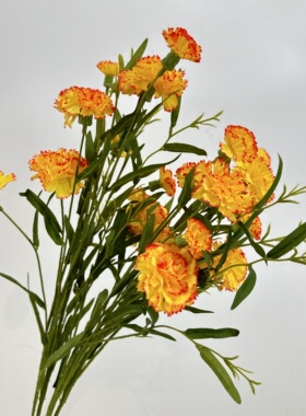 康乃馨仿真花假花插花造景花束摆件装饰洋甘菊橱窗摆设小雏菊
