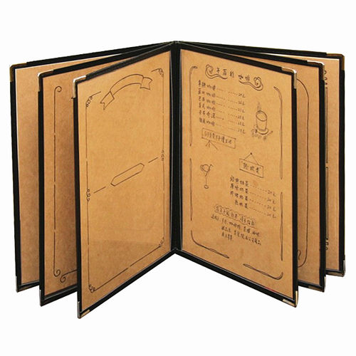 手绘菜单本创意diy菜谱价目表