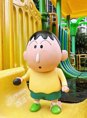 蜡笔小新摆件大号桌面摆件阿呆可爱创意客厅玄关装饰品儿童存钱罐