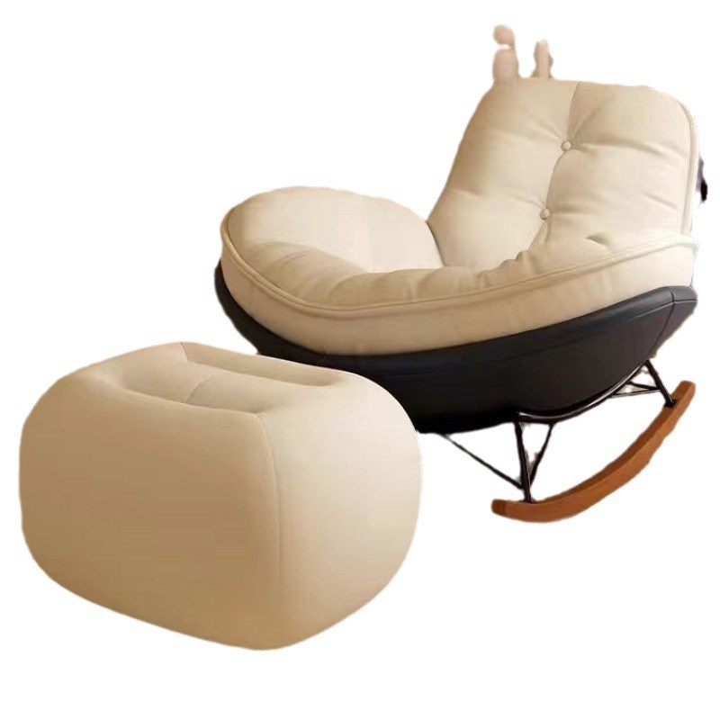 轻奢懒人摇摇椅单人沙发躺椅可睡可躺家用客O厅卧室阳台休闲摇椅