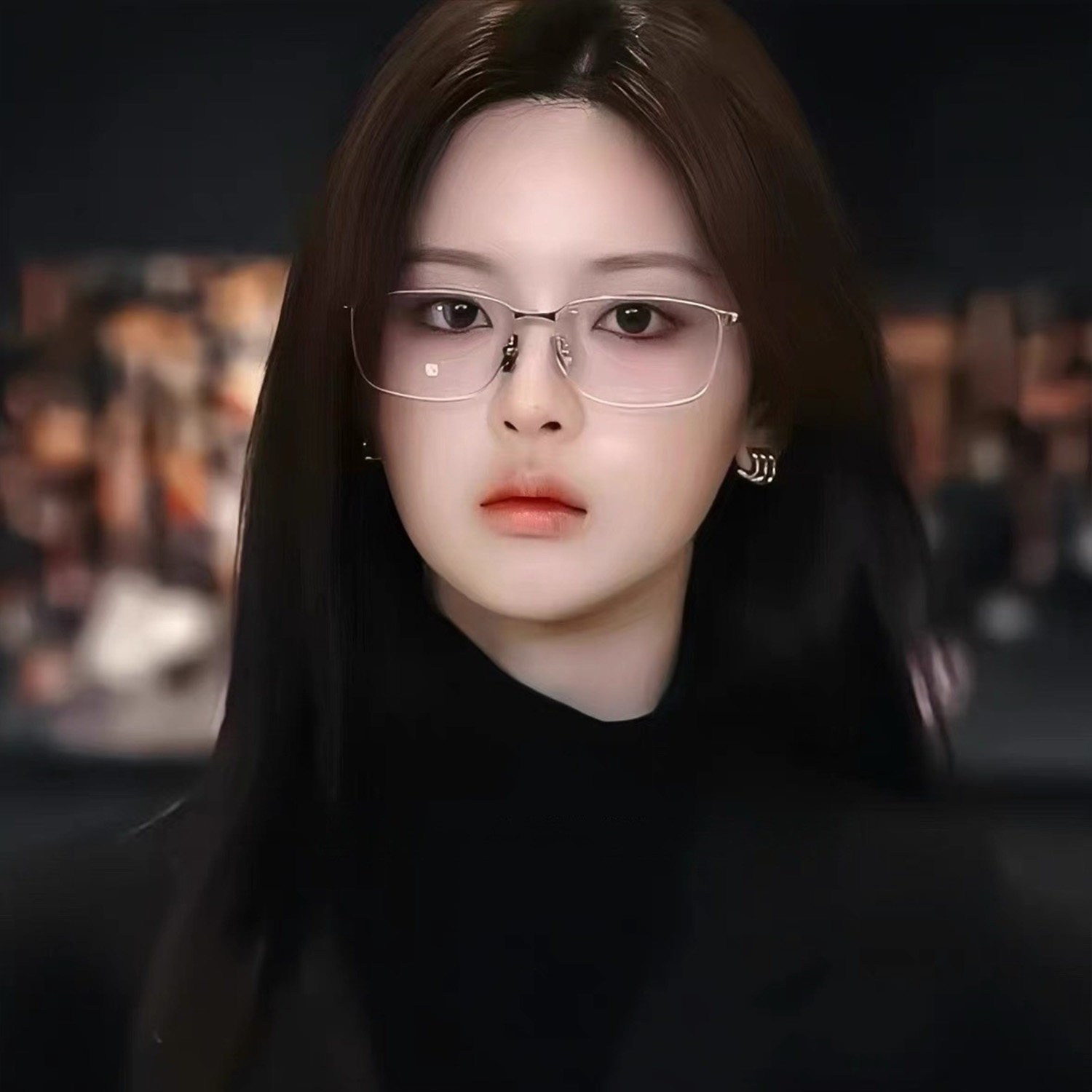 御姐清冷高智眼镜架女防蓝光眼镜