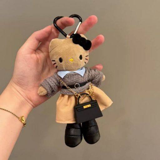 新款可爱长腿kitty毛绒挂件裙子换装衣ins风玩偶挂饰背包钥匙扣,服饰配件/皮带/帽子/围巾,钥匙扣,淘宝优惠券,粉丝福利购,淘宝优惠卷