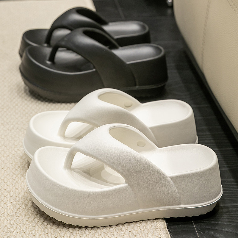 人字拖女款夏季外穿厚底增高沙滩凉鞋夹脚休闲时尚网红爆款拖鞋女,流行男鞋,人字拖,淘宝优惠券,粉丝福利购,淘宝优惠卷