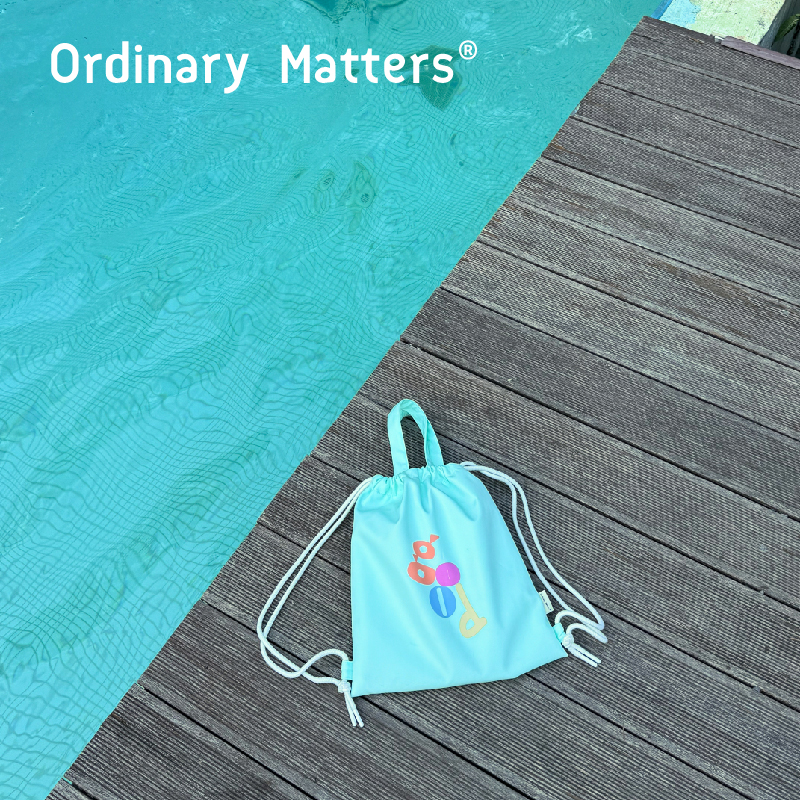 ummroom·OrdinaryMatters多巴胺good双面抽绳束口可手提双肩背包