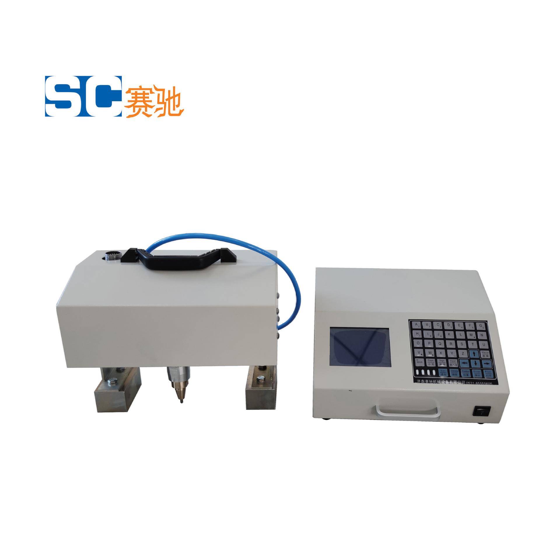 济南便携式钢板打码机 手持气动打标机 车架号底盘号打字机智能