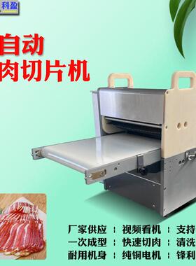 鲜肉切片机全自动商用小型电动切肉机切条机猪牛羊肉分块机烤肉店