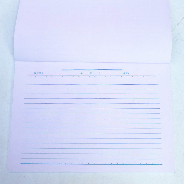 4 블루 그리드 범용 미터 일반 금융 테이블 사무용품 DIY 핸드 장부 다기능 등록부