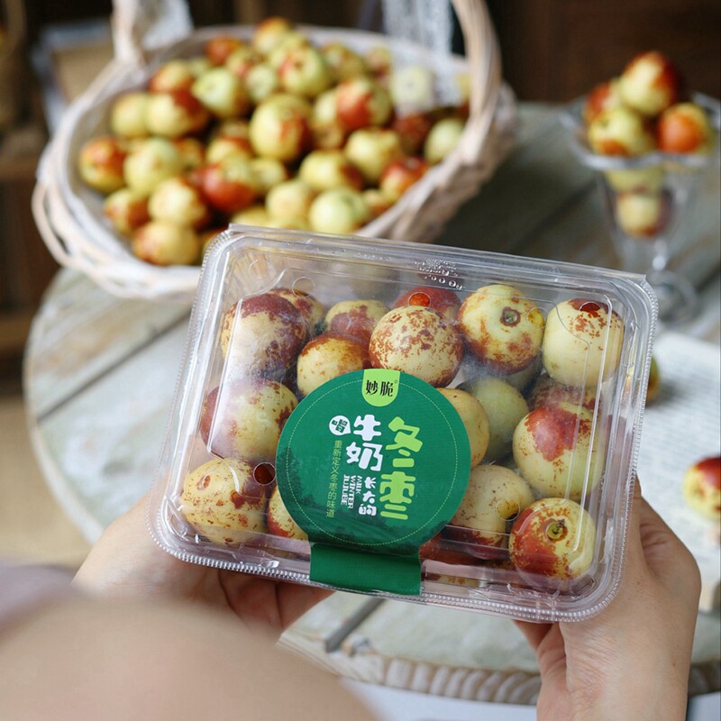 妙脆牛奶冬枣山西运城脆甜大枣子青枣新鲜水果当季时令生鲜礼盒装