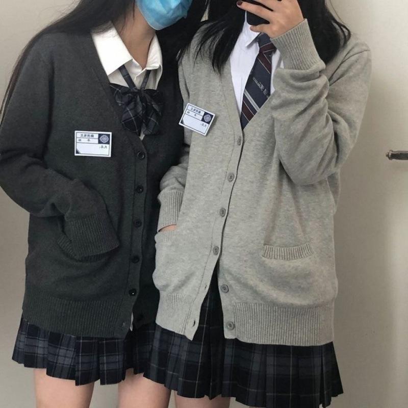 JK开衫针织衫长袖外套