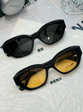 王安语王鹤棣同款猫眼板材太阳镜