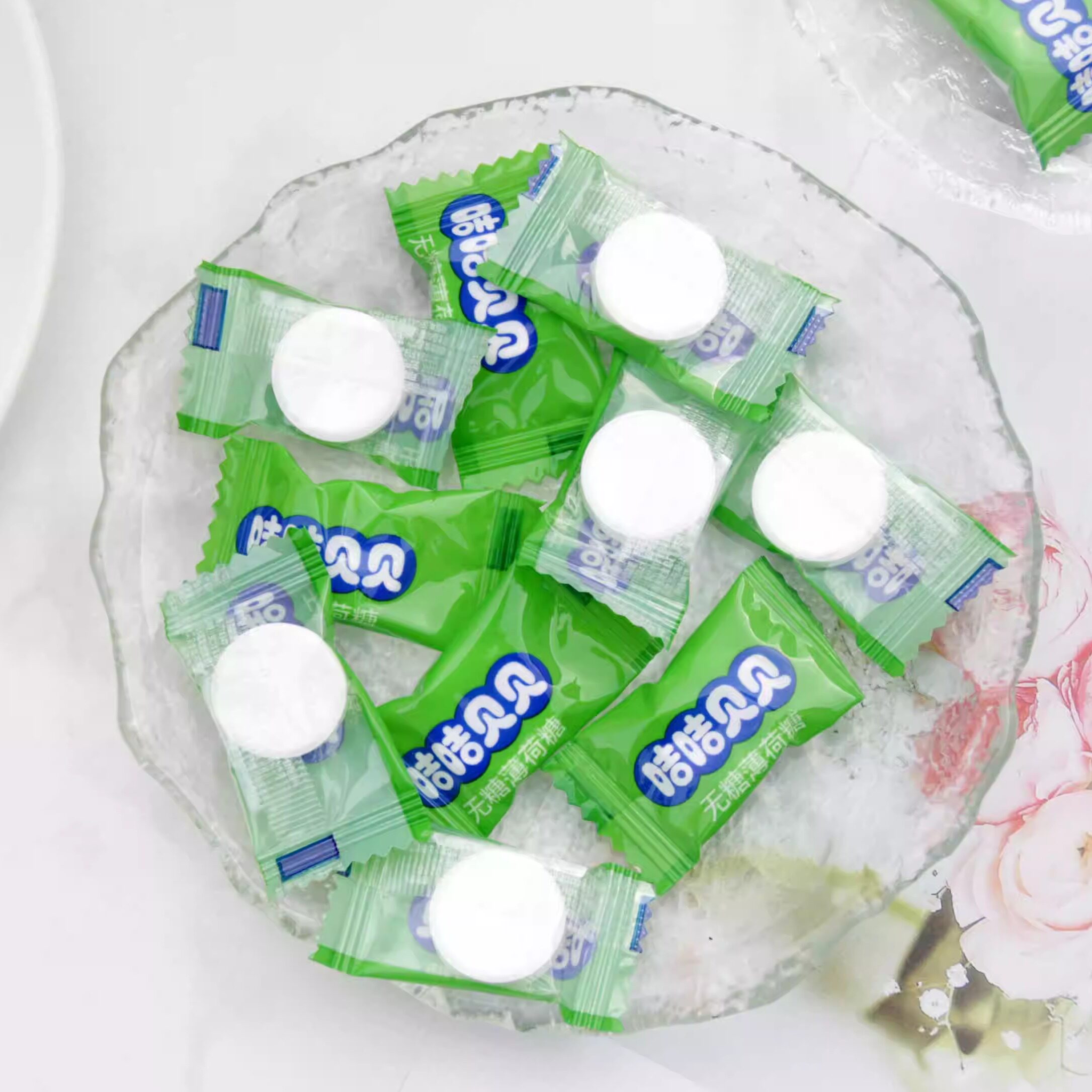 咭咭贝贝清凉糖独立小包装酒店饭店前台摆放零食清爽糖果结婚喜糖