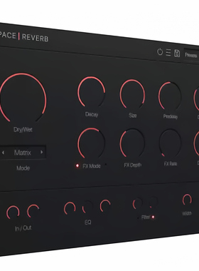 音频效果调色插件 Cymatics Space Reverb Plugin v1.0.2 WIN MAC