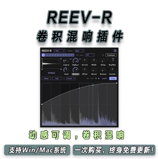 REEV-R 卷积混响支持多段调制与IR操作实时可视化的混音插件