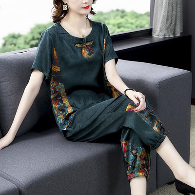 2025夏装棉麻亚麻苎麻套装