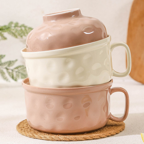 奶油陶瓷泡面碗宿舍用学生