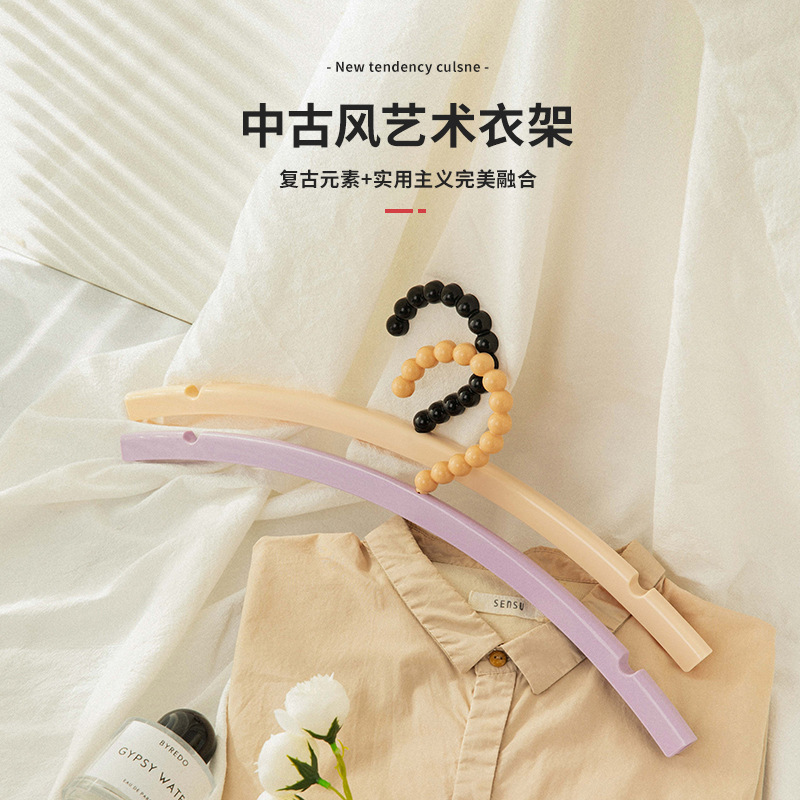 衣架家用无痕防滑ins风晾衣架子护衣肩加厚大号衣服挂架衣撑子