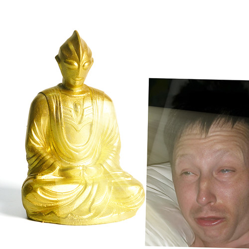 24k迪迦奥特摆件汽车摆件