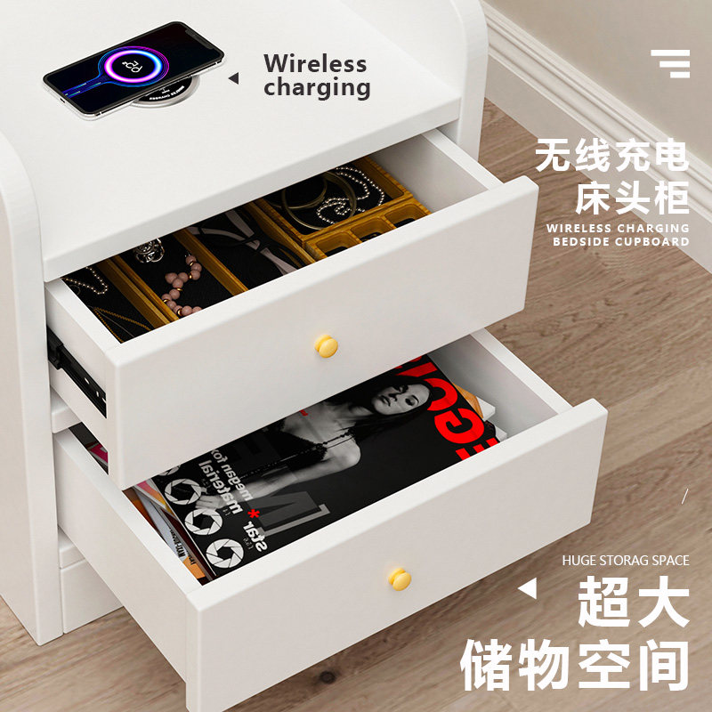 wireless charge bedside cupboard modern Simplicity Light extravagance multi-function ins bedroom intelligence furniture Storagein the Residential furniture , Cabinet , Bedside cabinet  category - from Buy2taobao.com to provide professional Taobao agent buy service