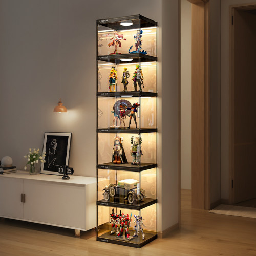 当天发！磁吸门！手办透明展示柜