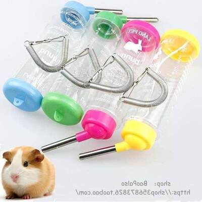 250ML Pet Dog Puppy Cat Rabbit Hanging Drinking Bottle Water