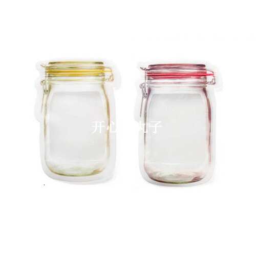 Portable Sealing Zip Lock Bags For Mason Jars Refrigerator S