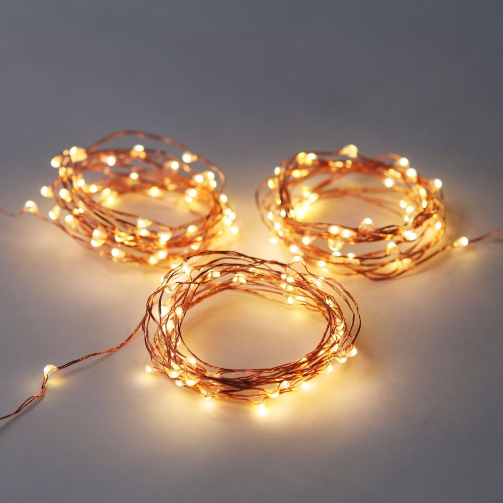 5M 50 LED 3XAA Battery LED String Lights for Xmas Ga