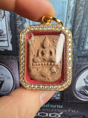 龙婆班2460人缘鸟神兽崇迪 k金开合壳萨玛空卡 泰国佛牌崇迪吊坠