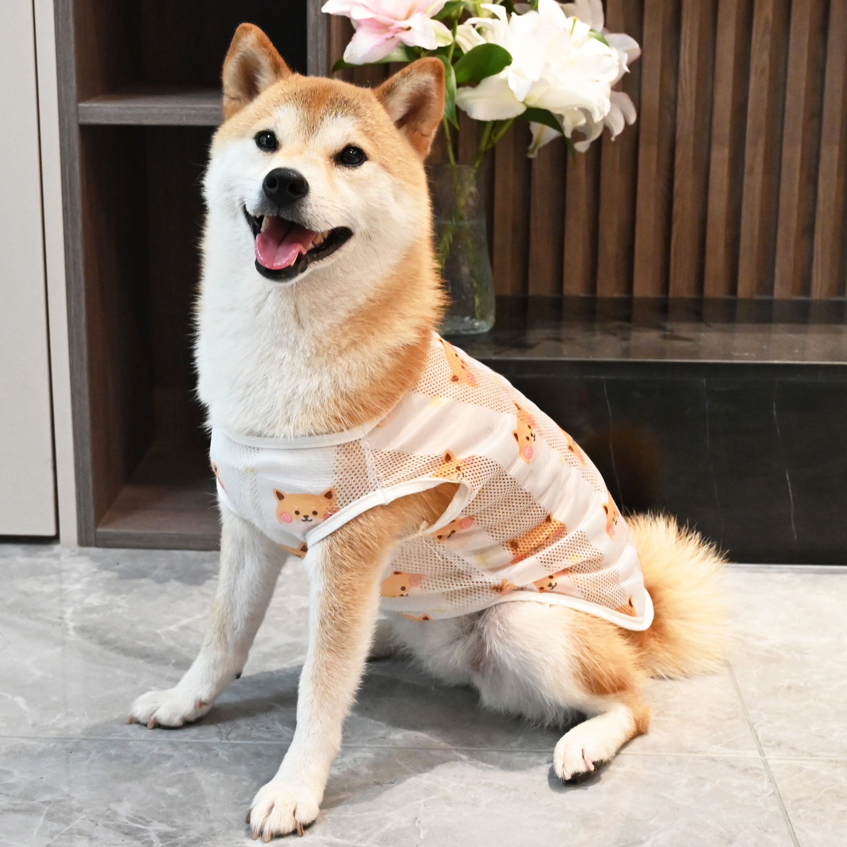 柴犬衣服防掉毛背心防晒衣