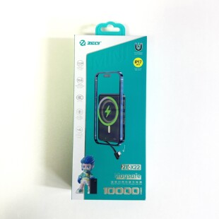 泽奇x22迷你快充充电宝1万毫安数显户外移动电源22.5w新款 兼容