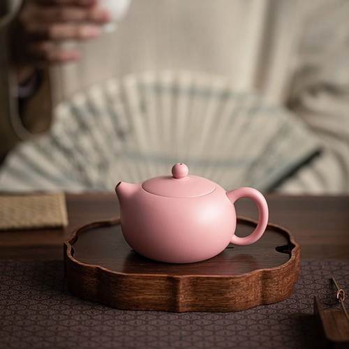 粉泥紫砂壶西施壶凤鸣茶壶女士