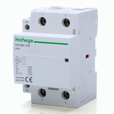 家用接触器 导轨接触器100A 2NO 1NO1NC 220V DC24V 直流接触器