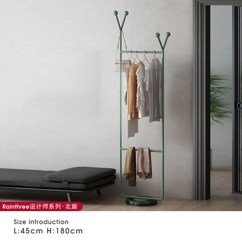 北欧衣架落地卧室挂衣架家用简易挂架室内衣服架子网红收纳衣帽架