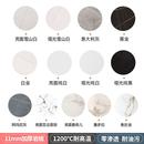 圆形岩板定制台面大理石桌面厨房餐边柜瓷砖面板茶几转盘餐桌石板