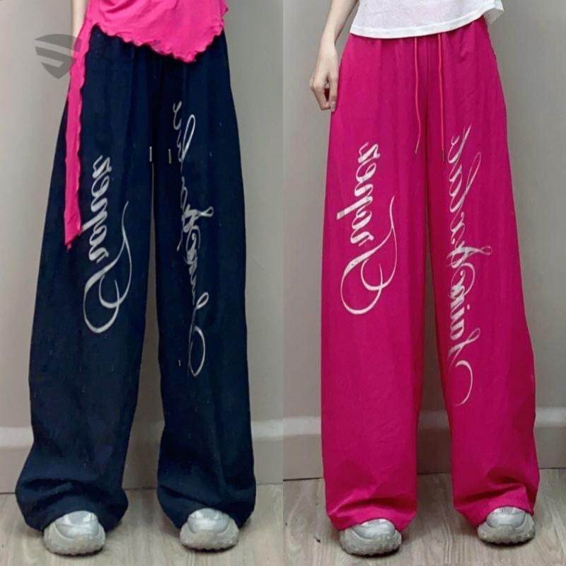 夏季新款跳舞裤子超薄速干宽松设计感显瘦长裤广场舞曳步舞舞蹈裤