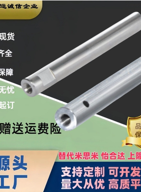 两端外螺纹带退刀槽导向轴PSFAY带扳手槽型/带通孔型VPAFU VPAFD