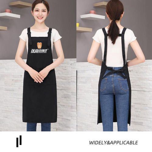 张亮麻辣烫工作服围裙帽子定制印字logo便利店炸鸡服务员生鲜超市