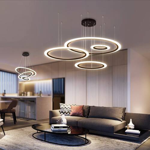 新款创意吊灯led咖啡2021年新款北欧吊灯轻奢客厅餐厅灯吧台客厅