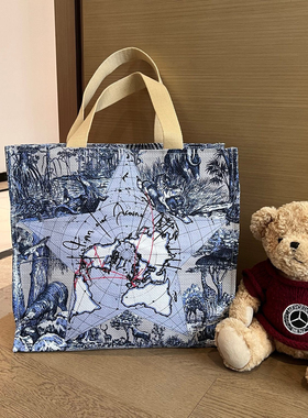 环球漫游系列托特包购物袋单肩包手提箱化妆箱耳钉首饰盒