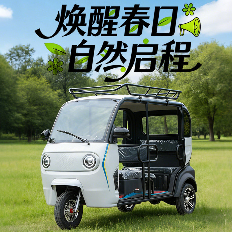 2026新款电动三轮出租车拉客老年代步接送学生四季通用可包上牌