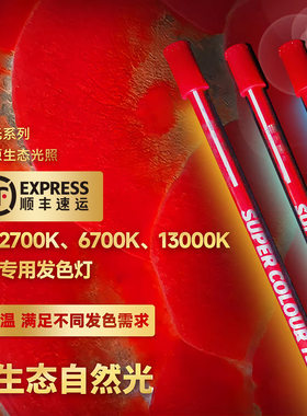 马印灯龙鱼发色灯专用烤色灯nec鱼缸灯固色灯管T5潜水灯全光谱灯