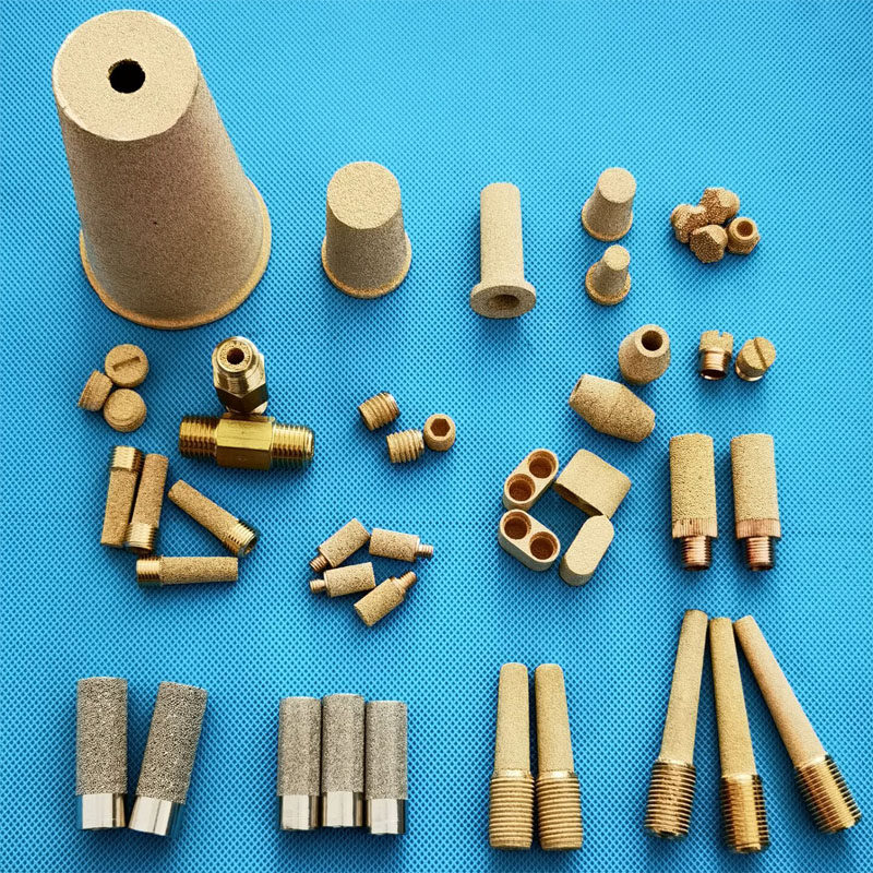 直销铜烧结滤芯 平头气动费斯托M7消音器  电磁阀消音器 货源充足