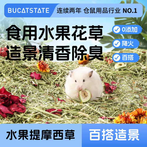 布卡星提摩西草造景冬天纸棉保暖