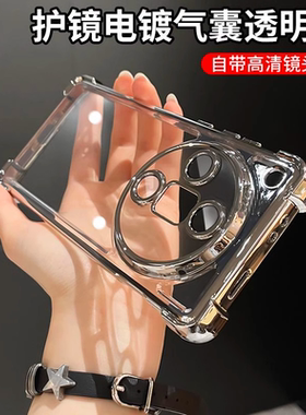 oppofindx7手机壳镜头全包findx7ultra保护套软硅胶findx7气囊防摔透明opρo男5g女0PP0