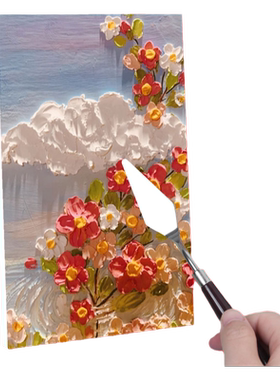 油画刀油画棒刮刀套装小丙烯水粉颜料工具平头小尖头美术用品用具调色刀铲刀肌理刀儿童专业全套绘画油画棒