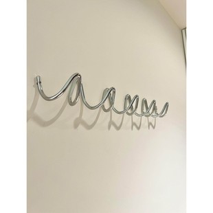 创意墙面遮丑装饰挂钩不锈钢衣钩挂墙壁现代简约风衣架家用挂衣